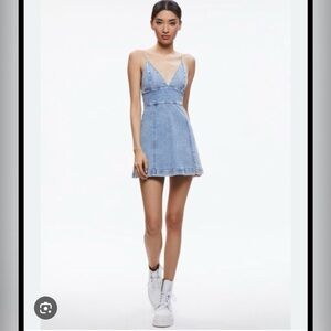 Alice + Olivia Sky Blue Mini Dress